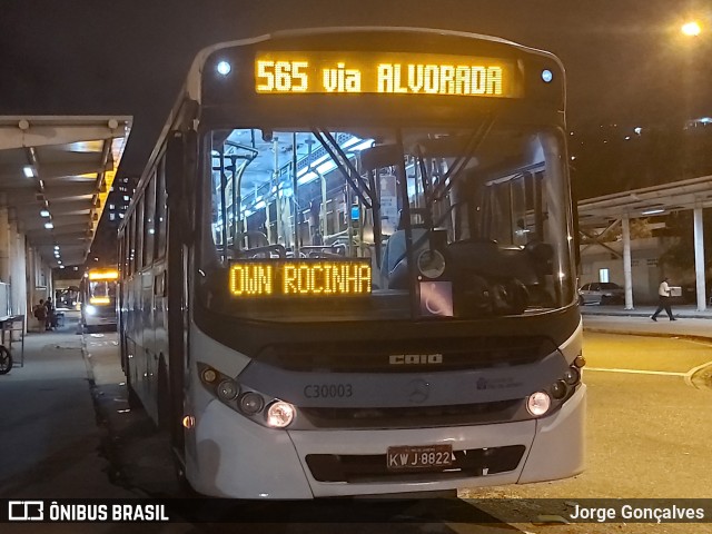 Transportes Futuro C30003 na cidade de Rio de Janeiro, Rio de Janeiro, Brasil, por Jorge Gonçalves. Número da foto: #7182557.