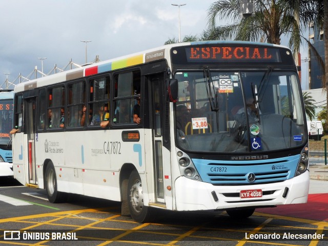 Viação Redentor C47872 na cidade de Rio de Janeiro, Rio de Janeiro, Brasil, por Leonardo Alecsander. Número da foto: #7182483.