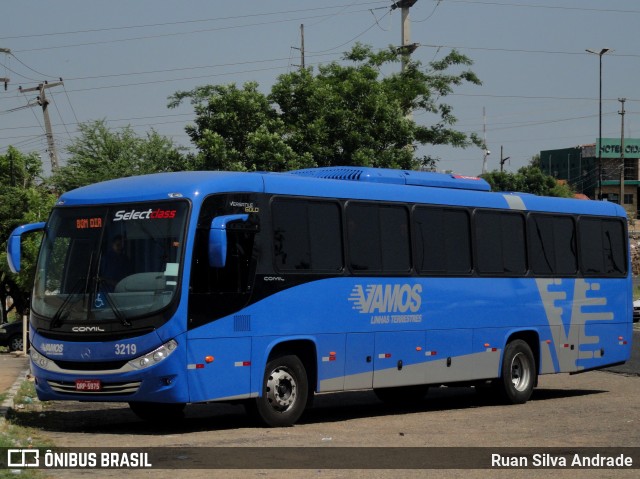 Vamos Transportes Terrestres 3219 na cidade de Teresina, Piauí, Brasil, por Ruan Silva Andrade. ID da foto: 7181523.