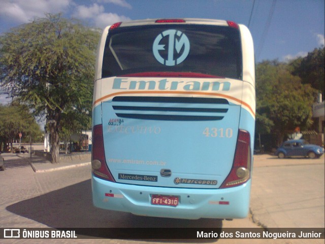 Emtram 4310 na cidade de Piritiba, Bahia, Brasil, por Mario dos Santos Nogueira Junior. Número da foto: #7180117.