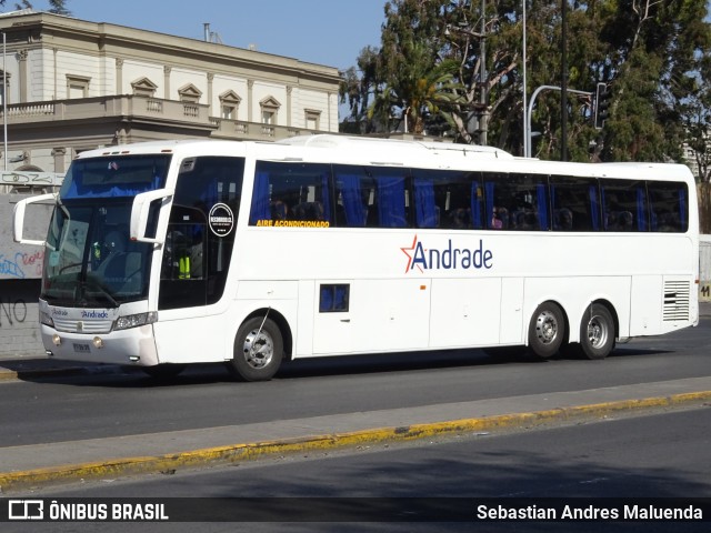 Buses Andrade  na cidade de Santiago, Santiago, Metropolitana de Santiago, Chile, por Sebastian Andres Maluenda. ID da foto: 7181642.