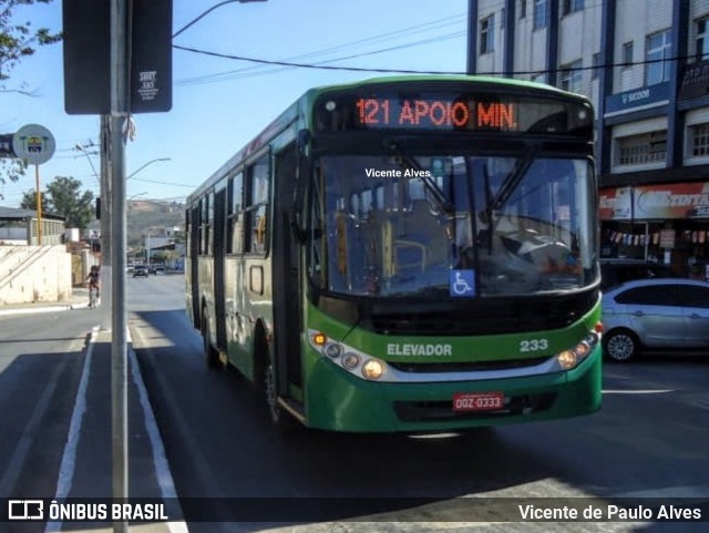 Saritur - Santa Rita Transporte Urbano e Rodoviário 233 na cidade de Ribeirão das Neves, Minas Gerais, Brasil, por Vicente de Paulo Alves. ID da foto: 7182482.