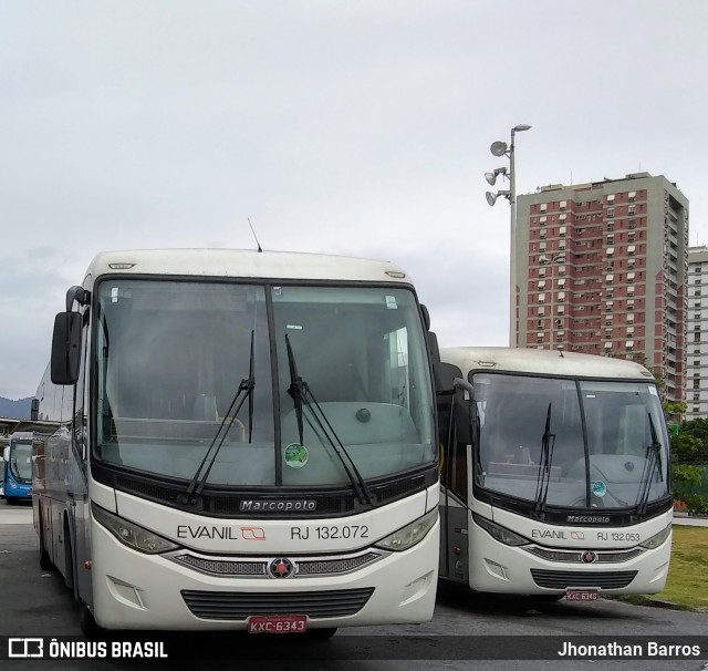 Evanil Transportes e Turismo RJ 132.072 na cidade de Rio de Janeiro, Rio de Janeiro, Brasil, por Jhonathan Barros. Número da foto: #7182467.