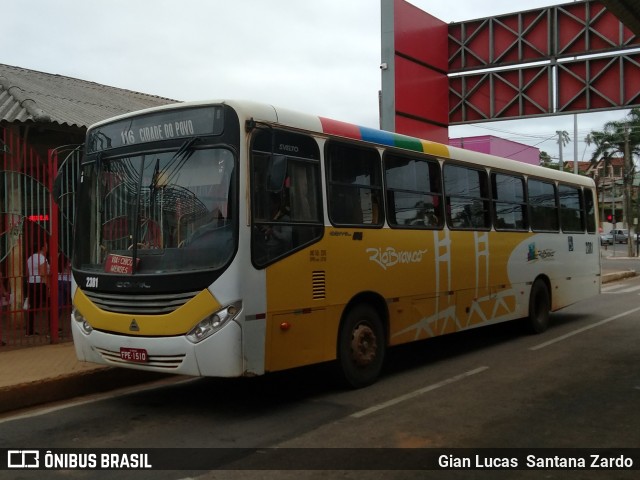 Auto Viação Floresta 2381 na cidade de Rio Branco, Acre, Brasil, por Gian Lucas  Santana Zardo. ID da foto: 7184731.