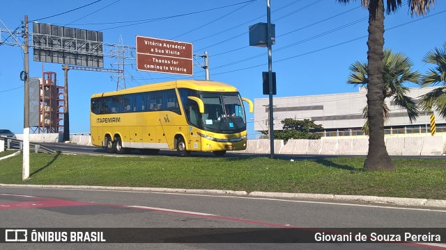 Viação Itapemirim 60095 na cidade de Vitória, Espírito Santo, Brasil, por Giovani de Souza Pereira. Número da foto: #7183315.
