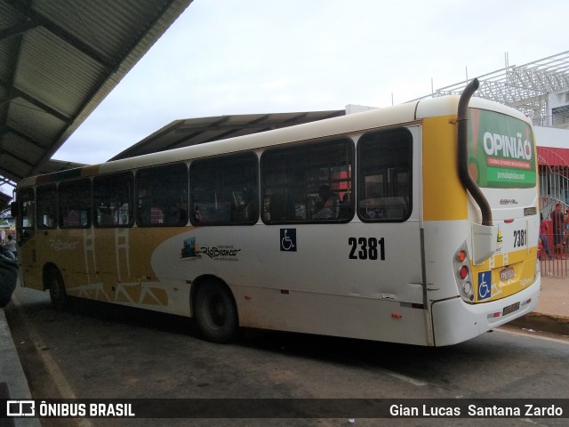 Auto Viação Floresta 2381 na cidade de Rio Branco, Acre, Brasil, por Gian Lucas  Santana Zardo. ID da foto: 7184768.