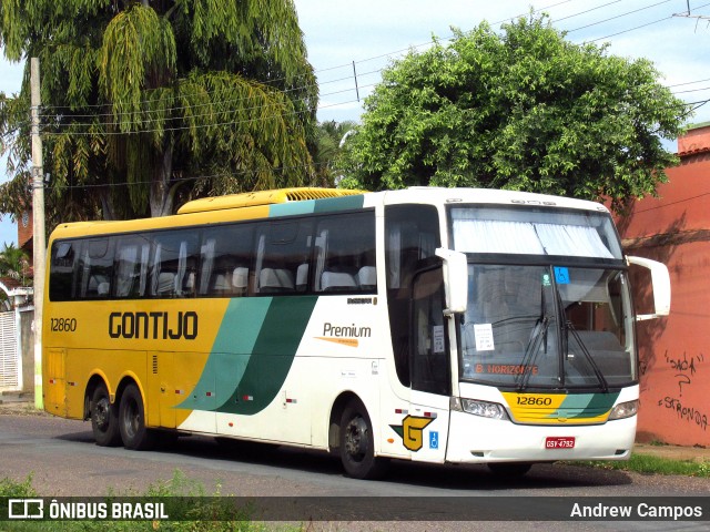 Empresa Gontijo de Transportes 12860 na cidade de Pirapora, Minas Gerais, Brasil, por Andrew Campos. ID da foto: 7184307.