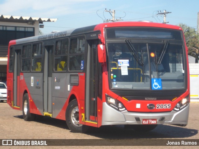 Itajaí Transportes Coletivos 2055 na cidade de Campinas, São Paulo, Brasil, por Jonas Ramos. Número da foto: #7185480.