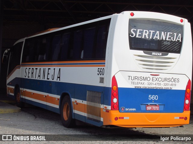 Viação Sertaneja 560 na cidade de Divinópolis, Minas Gerais, Brasil, por Igor Policarpo. ID da foto: 7185293.