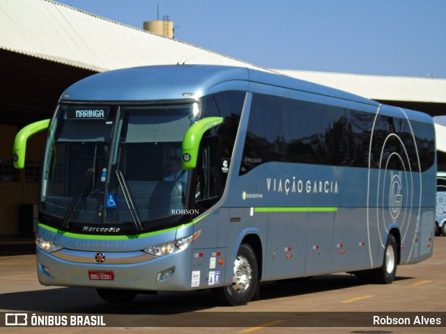 Viação Garcia 8164 na cidade de Maringá, Paraná, Brasil, por Robson Alves. ID da foto: 7185295.