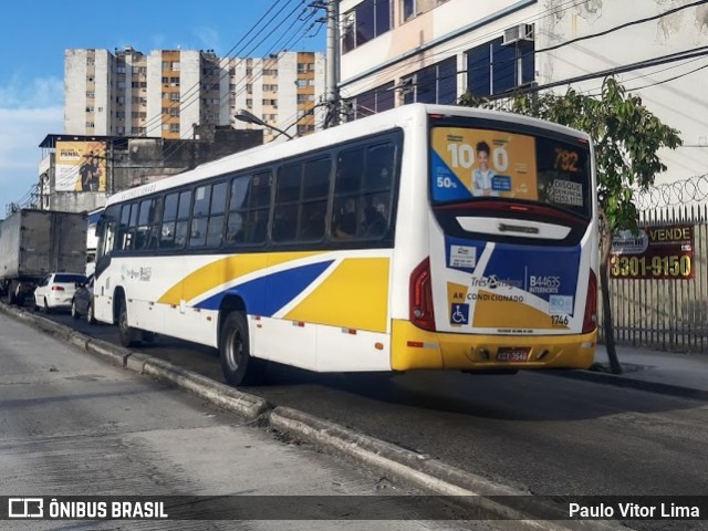 Auto Viação Três Amigos B44635 na cidade de Rio de Janeiro, Rio de Janeiro, Brasil, por Paulo Vitor Lima. Número da foto: #7183021.