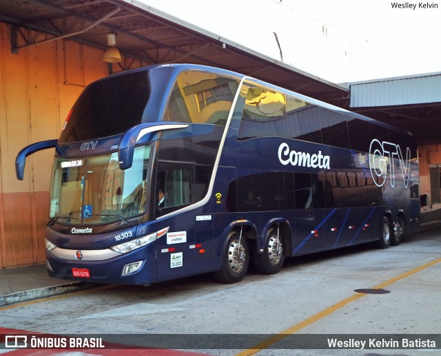 Viação Cometa 18303 na cidade de Sorocaba, São Paulo, Brasil, por Weslley Kelvin Batista. ID da foto: 7183860.