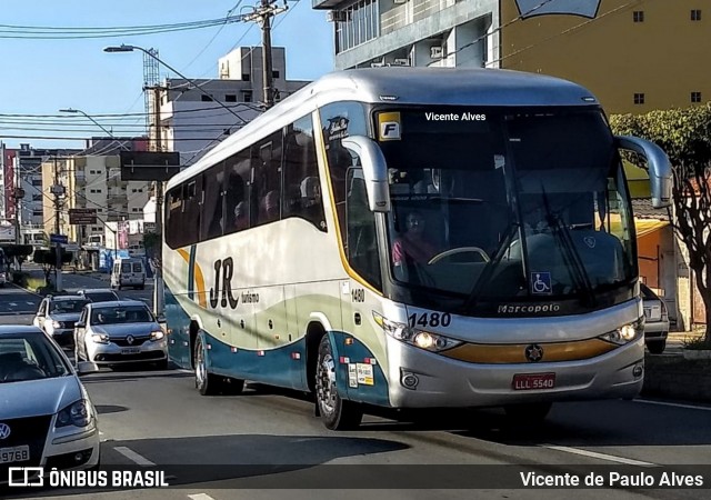 JR Turismo 1480 na cidade de Aparecida, São Paulo, Brasil, por Vicente de Paulo Alves. Número da foto: #7185937.