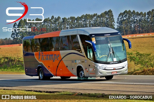 Vicampe Transportes e Turismo 2020 na cidade de Sorocaba, São Paulo, Brasil, por EDUARDO - SOROCABUS. ID da foto: 7185944.