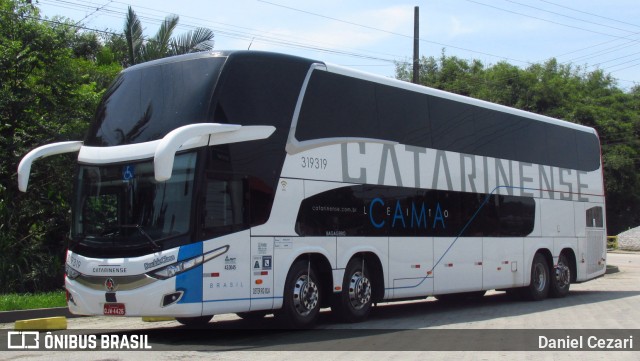 Auto Viação Catarinense 319319 na cidade de Brusque, Santa Catarina, Brasil, por Daniel Cezari. ID da foto: 7186255.