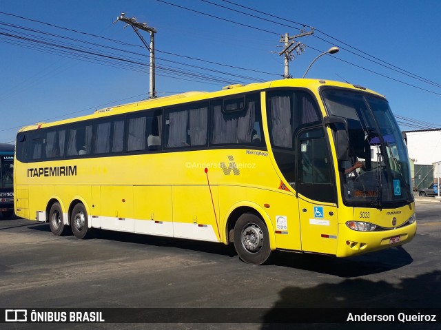 Viação Itapemirim 5033 na cidade de Vitória da Conquista, Bahia, Brasil, por Anderson Queiroz. ID da foto: 7186828.