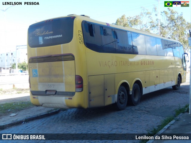 Viação Itapemirim 5873 na cidade de Caruaru, Pernambuco, Brasil, por Lenilson da Silva Pessoa. Número da foto: #7187449.