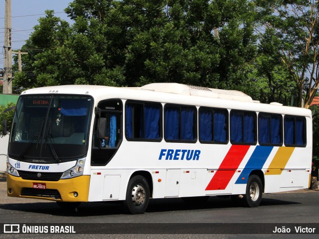 Fretur Transportes e Turismo 135 na cidade de Teresina, Piauí, Brasil, por João Victor. ID da foto: 7187464.