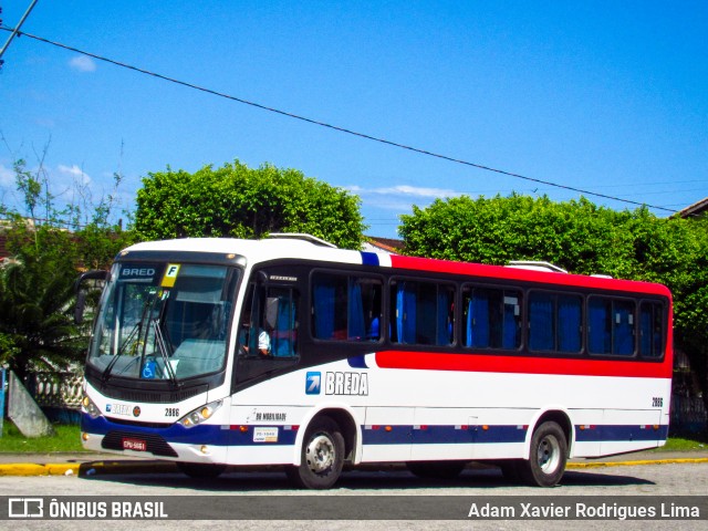 Breda Transportes e Serviços 2886 na cidade de Mongaguá, São Paulo, Brasil, por Adam Xavier Rodrigues Lima. Número da foto: #7186340.