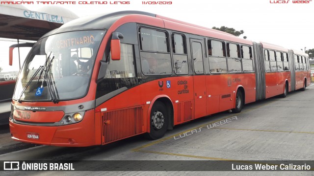 Araucária Transportes Coletivos LE706 na cidade de Curitiba, Paraná, Brasil, por Lucas Weber Calizario. ID da foto: 7111871.