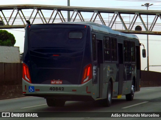 Coletur Coletivos Urbanos 40842 na cidade de Belo Horizonte, Minas Gerais, Brasil, por Adão Raimundo Marcelino. ID da foto: 7113762.