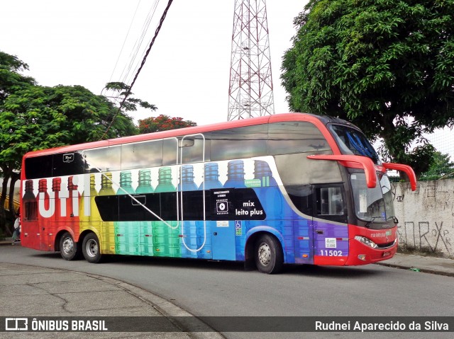 UTIL - União Transporte Interestadual de Luxo 11502 na cidade de Mogi das Cruzes, São Paulo, Brasil, por Rudnei Aparecido da Silva. Número da foto: #7112821.