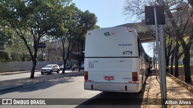 Ônibus Particulares 6778 na cidade de Belo Horizonte, Minas Gerais, Brasil, por Ailton Alves. ID da foto: 7111597.