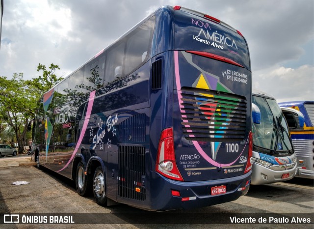 Nova América Turismo 1100 na cidade de Trindade, Goiás, Brasil, por Vicente de Paulo Alves. Número da foto: #7113941.