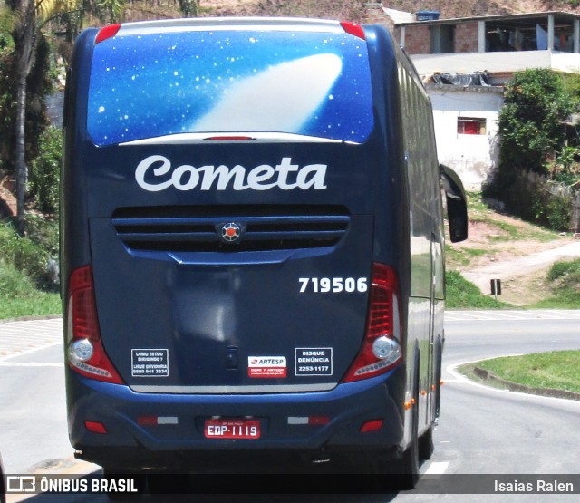 Viação Cometa 719506 na cidade de Santos Dumont, Minas Gerais, Brasil, por Isaias Ralen. Número da foto: #7113846.