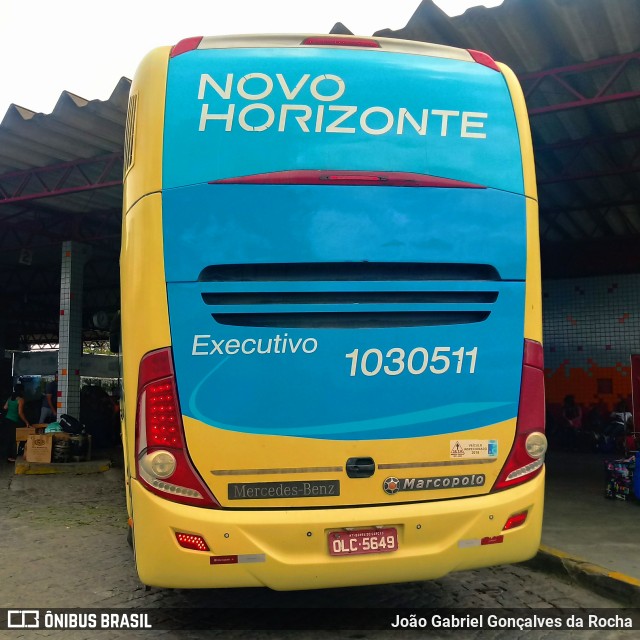 Viação Novo Horizonte 1030511 na cidade de Vitória da Conquista, Bahia, Brasil, por João Gabriel Gonçalves da Rocha. Número da foto: #7112751.