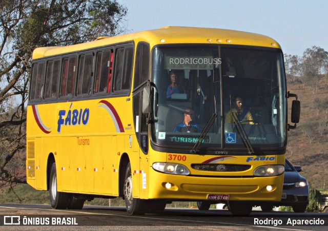 Fábio Turismo 3700 na cidade de Conselheiro Lafaiete, Minas Gerais, Brasil, por Rodrigo  Aparecido. ID da foto: 7113458.