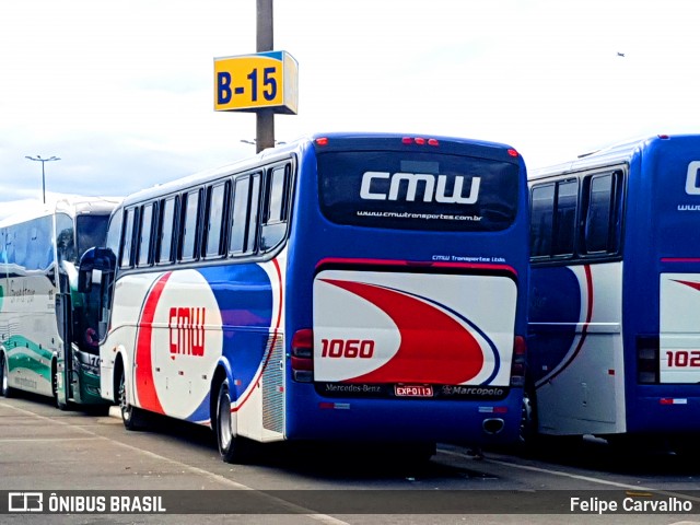 CMW Transportes 1060 na cidade de Aparecida, São Paulo, Brasil, por Felipe Carvalho. Número da foto: #7113697.