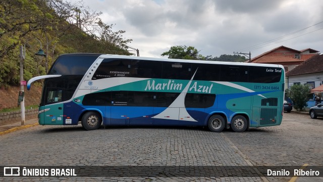 Marlim Azul Turismo 2828 na cidade de Valença, Rio de Janeiro, Brasil, por Danilo  Ribeiro. Número da foto: #7111431.
