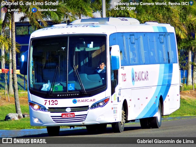 Araucar Locação de Veículos 7120 na cidade de Penha, Santa Catarina, Brasil, por Gabriel Giacomin de Lima. ID da foto: 7113355.