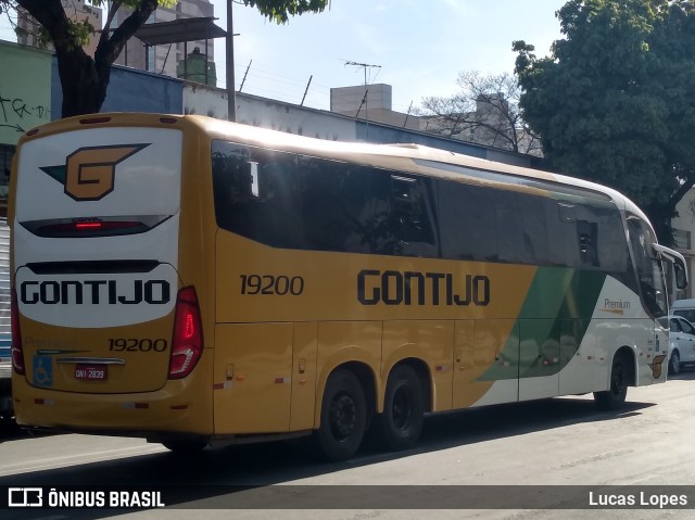 Empresa Gontijo de Transportes 19200 na cidade de Belo Horizonte, Minas Gerais, Brasil, por Lucas Lopes. ID da foto: 7111913.