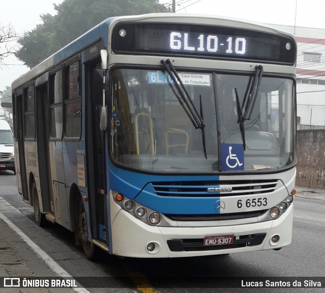 Transwolff Transportes e Turismo 6 6553 na cidade de São Paulo, São Paulo, Brasil, por Lucas Santos da Silva. Número da foto: #7187632.