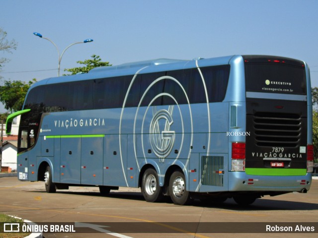 Viação Garcia 7879 na cidade de Maringá, Paraná, Brasil, por Robson Alves. ID da foto: 7188849.