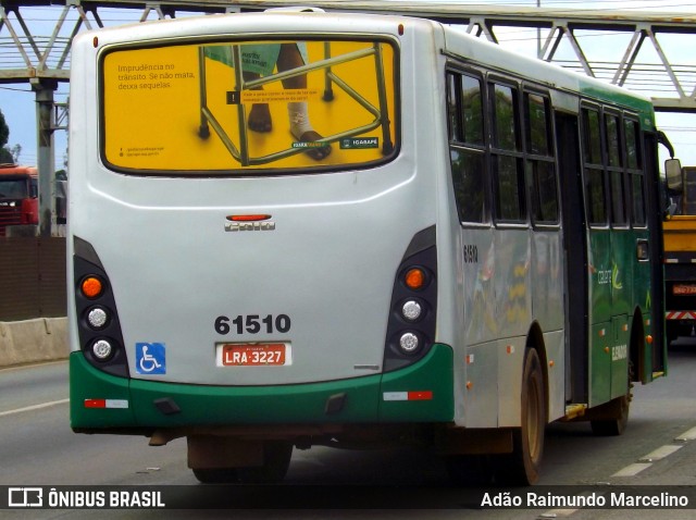 Célere Transportes 61510 na cidade de Belo Horizonte, Minas Gerais, Brasil, por Adão Raimundo Marcelino. ID da foto: 7189707.