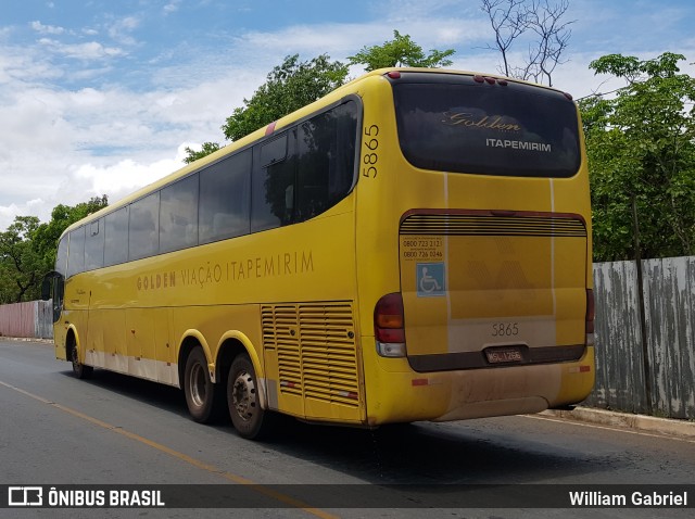Viação Itapemirim 5865 na cidade de Brasília, Distrito Federal, Brasil, por William Gabriel. Número da foto: #7187827.