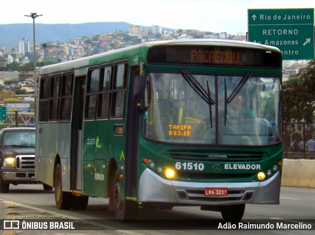 Célere Transportes 61510 na cidade de Belo Horizonte, Minas Gerais, Brasil, por Adão Raimundo Marcelino. Número da foto: #7189700.