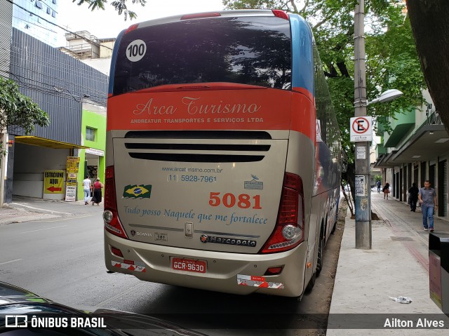 Arca Turismo 5081 na cidade de Belo Horizonte, Minas Gerais, Brasil, por Ailton Alves. ID da foto: 7192589.