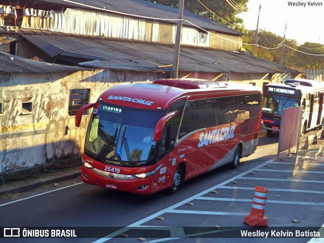 Viação Santa Cruz 25419 na cidade de Campinas, São Paulo, Brasil, por Weslley Kelvin Batista. ID da foto: 7191436.