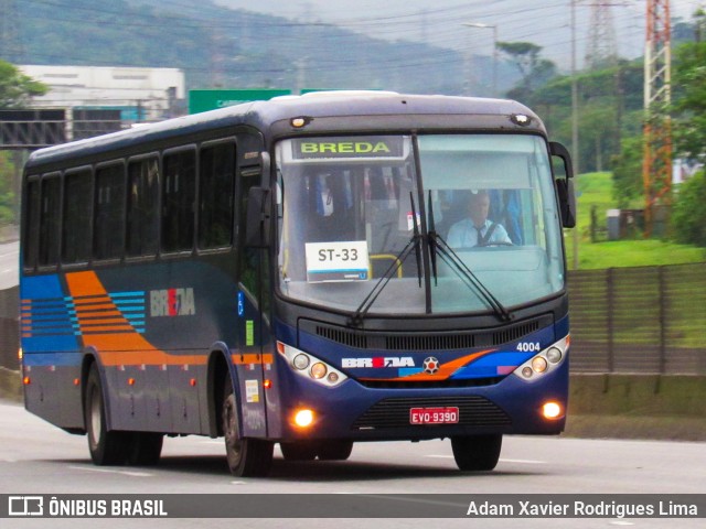 Breda Transportes e Serviços 4004 na cidade de Cubatão, São Paulo, Brasil, por Adam Xavier Rodrigues Lima. ID da foto: 7191258.