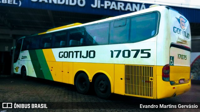 Empresa Gontijo de Transportes 17075 na cidade de Ji-Paraná, Rondônia, Brasil, por Evandro Martins Gervásio. ID da foto: 7192825.