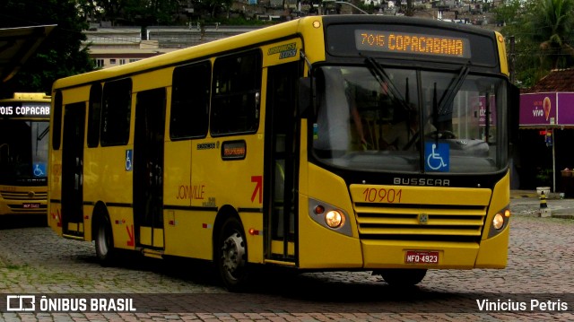 Gidion Transporte e Turismo 10901 na cidade de Joinville, Santa Catarina, Brasil, por Vinicius Petris. ID da foto: 7192507.