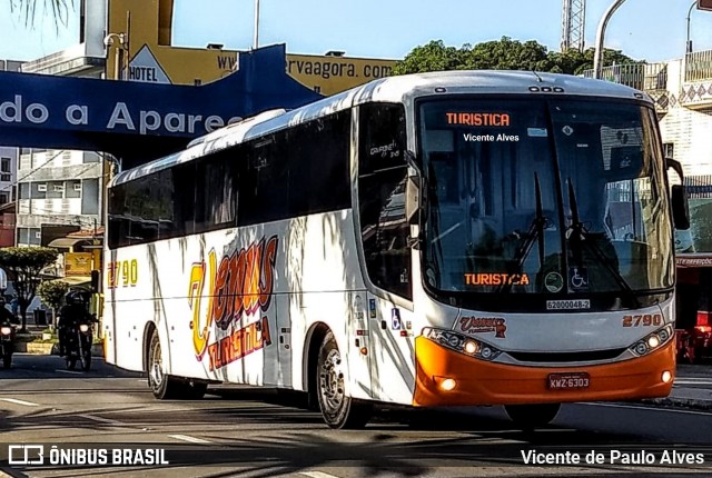 Venus Turística 2790 na cidade de Aparecida, São Paulo, Brasil, por Vicente de Paulo Alves. ID da foto: 7192186.