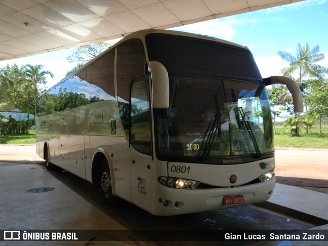 Verde Transportes 0801 na cidade de Rio Branco, Acre, Brasil, por Gian Lucas  Santana Zardo. Número da foto: #7190658.