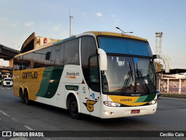Empresa Gontijo de Transportes 17040 na cidade de Rio de Janeiro, Rio de Janeiro, Brasil, por Cecilio Cais. Número da foto: #7193296.