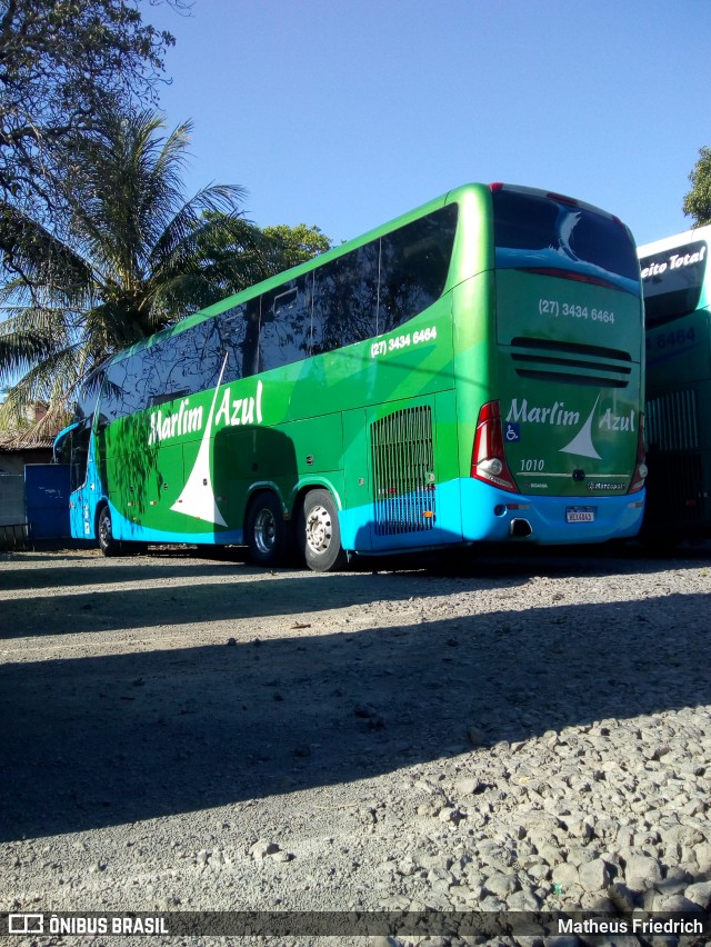 Marlim Azul Turismo 1010 na cidade de Serra, Espírito Santo, Brasil, por Matheus Friedrich. ID da foto: 7192447.