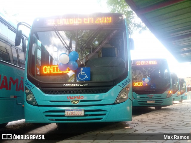Empresa de Transporte Coletivo Viamão 8362 na cidade de Viamão, Rio Grande do Sul, Brasil, por Max Ramos. Número da foto: #7190548.